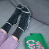 Chaussettes glitter - Noir