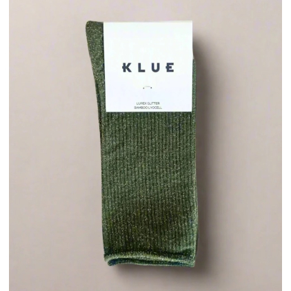 Chaussettes glitter - Kaki