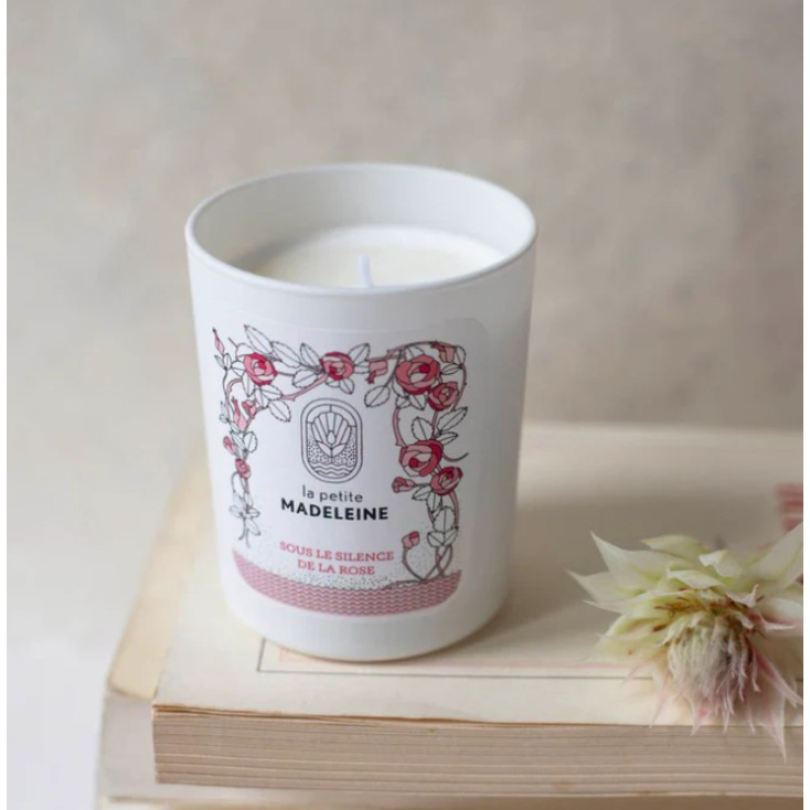 Bougie Parfumée 180g - Sous le silence de la rose