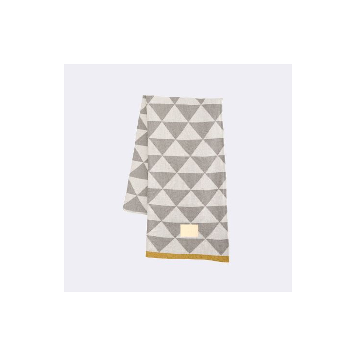 couverture 120 x 150 cm - remix grey