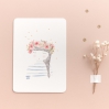 Carte postale Fille aux fleurs