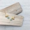Boucles d'oreilles Odette perle - 10323 amulette