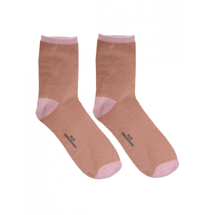 Chaussettes Dina Solid - Strawberry cream 37-39