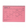 Notebook calendar petite taille rose