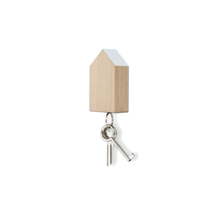 Key House magnetic oak - white