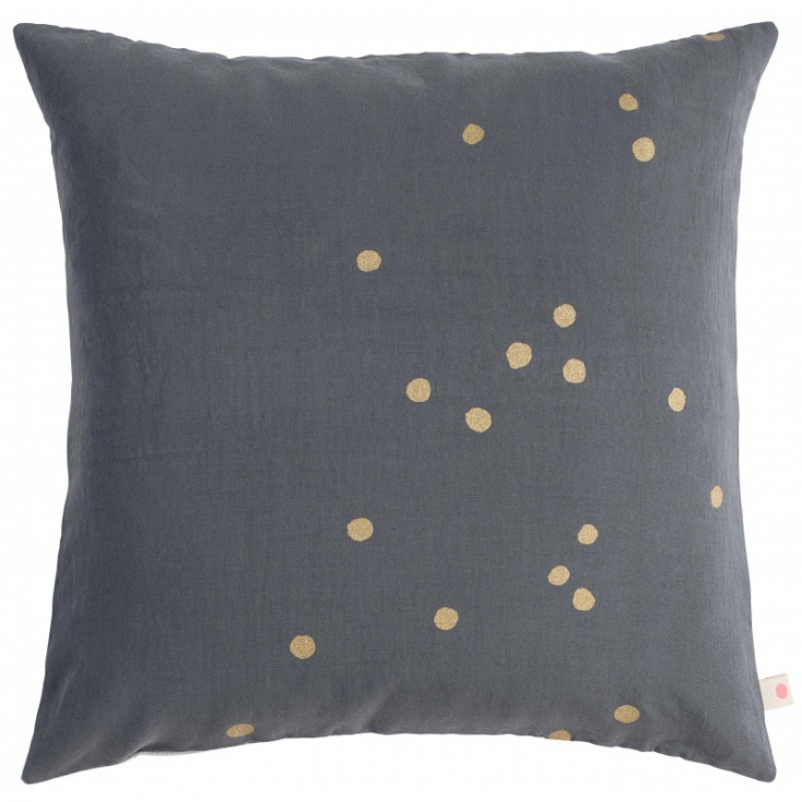 Cushion cover Lina Sésame gold dots 50