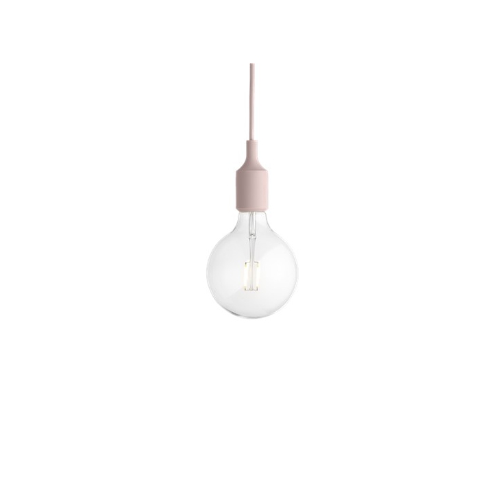 E27 socket lamp LED - rose