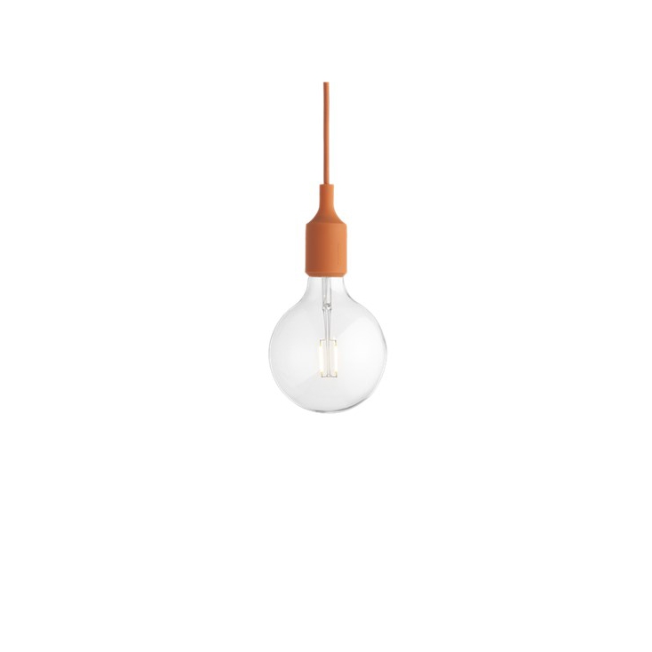 E27 socket lamp LED - orange