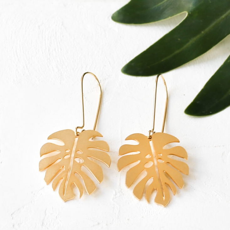 Boucles d'oreilles - Jungle earrings gold