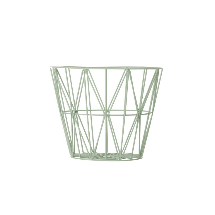 wire basket medium 50 x 40 cm - grey