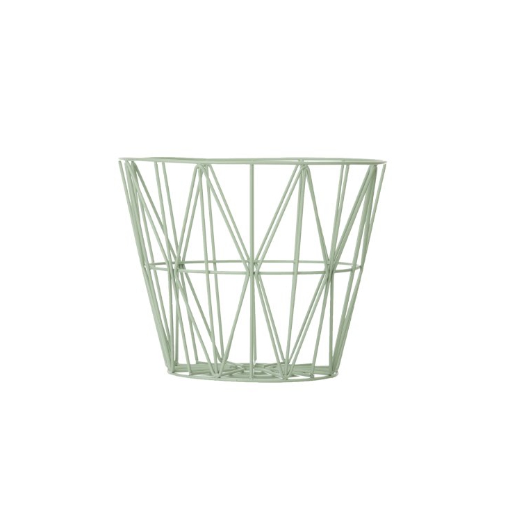 wire basket medium 50 x 40 cm - grey