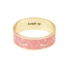 Bracelet Cancan 2cm - Blush pink / sand white