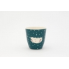 Character cup teal