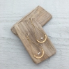 Boucles d'oreilles Iris perle - amulette 10237
