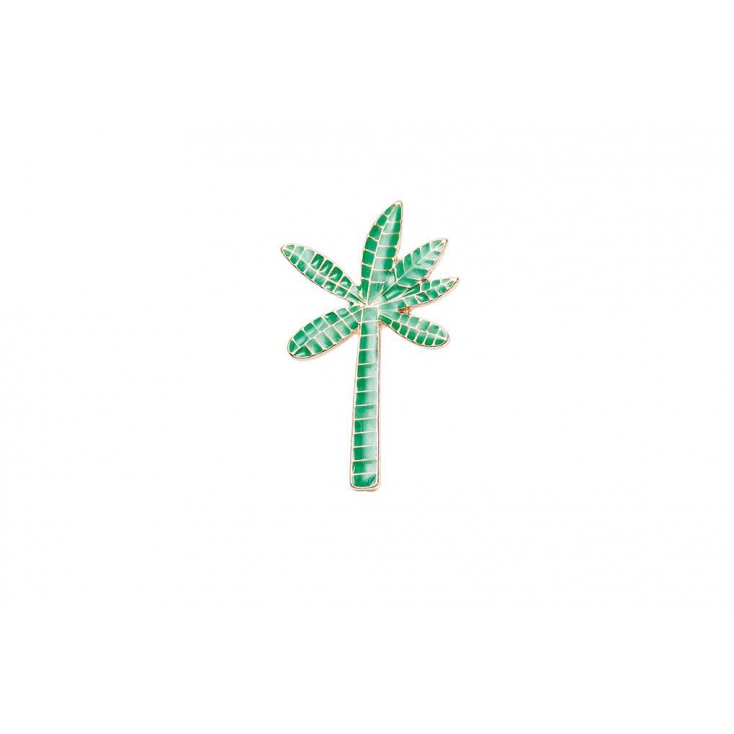 Pin's palmier vert