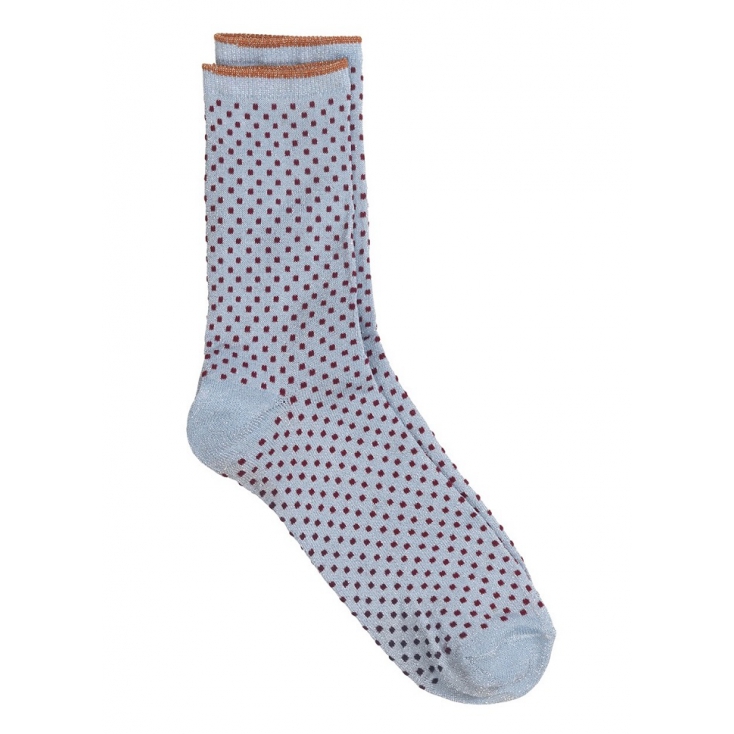Chaussettes Dina Small Dots Collection - Chambray blue 39/41