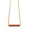 Collier Etincelle chinese red - Nadja Carlotti