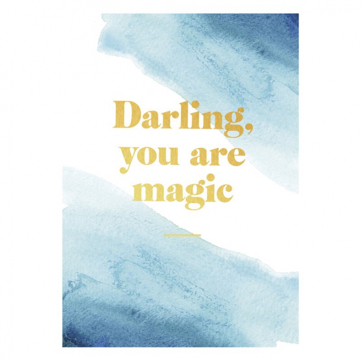 Carte postale Darling you're magic
