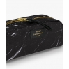 Pochette maquillage petite - Black marble