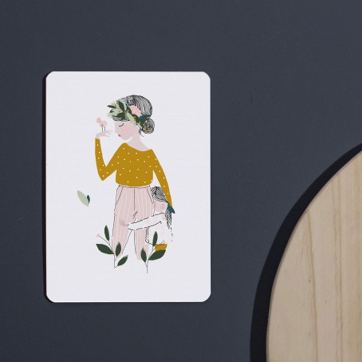 Carte postale Adélaïde moutarde
