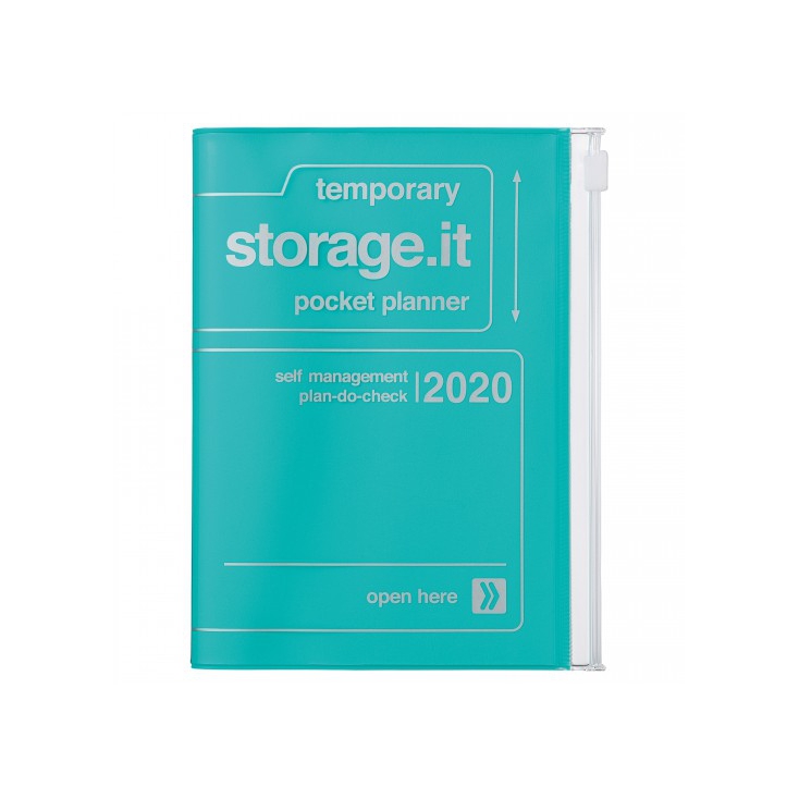 Agenda Storage A6 Metallic blue