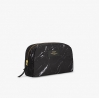 Pochette maquillage grande - Black marble