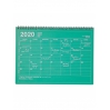 Notebook calendar grande taille green