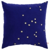 housse coussin 50 x 50 cm - Lina So Blue Gold Dots