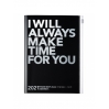 Agenda Make Time A5 Silver/black