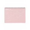 Notebook calendar 2021 grande taille rose