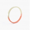 Bracelet Gradient - rond - pêche & ivoire - MEDIUM