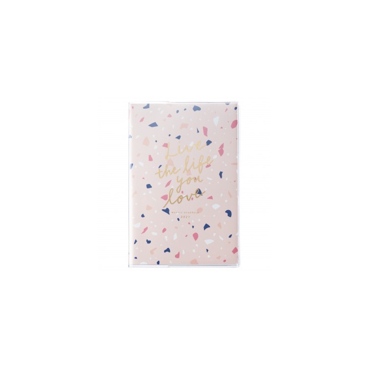 Agenda Flower B6 Terrazzo 2020-2021