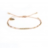 Bracelets cordon et perles - DOROTHEE