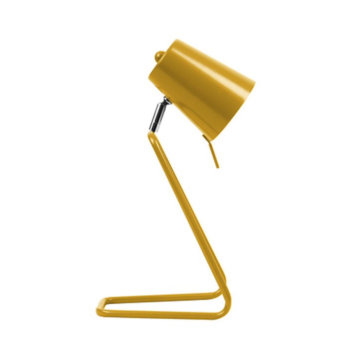 Lampe à poser - Z - metal ocre jaune