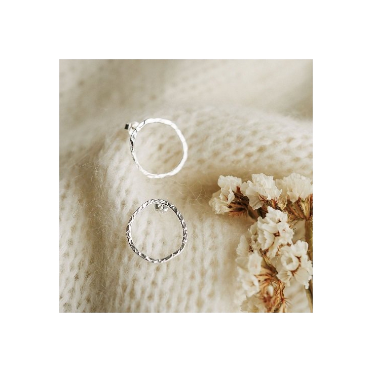 Boucles d'oreille Hortence - argent - 10737 - Amulette