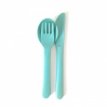 Biobu bambino trio cutlery set - lagoon