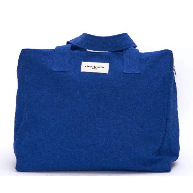 Célestins - The 24h bag en coton recyclé - Bleu Azurit
