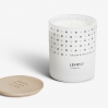 Scented candle with lid 200gr/50h - LEMPI