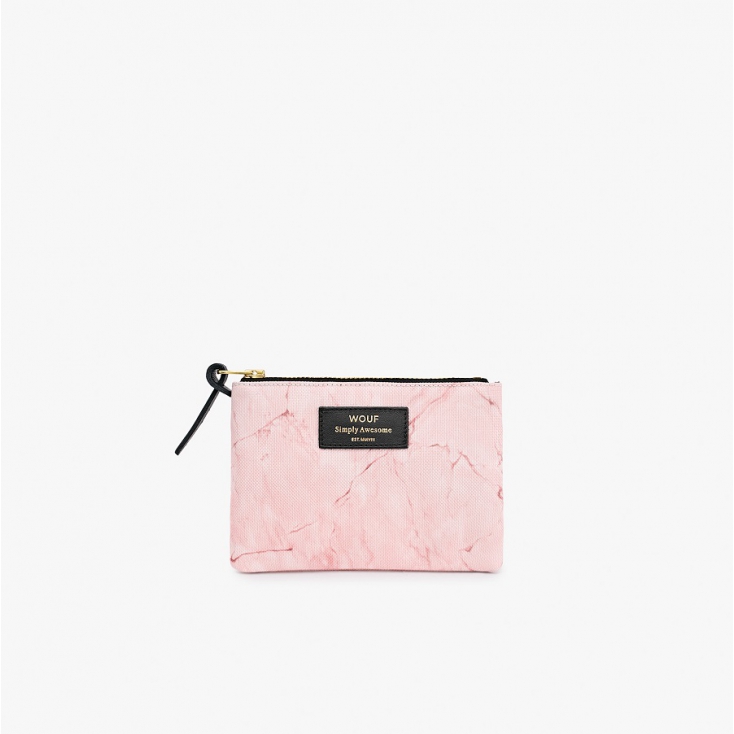 Pochette petite - Pink marble