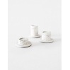 Portia Tealight Holders (3pce) - White Marble
