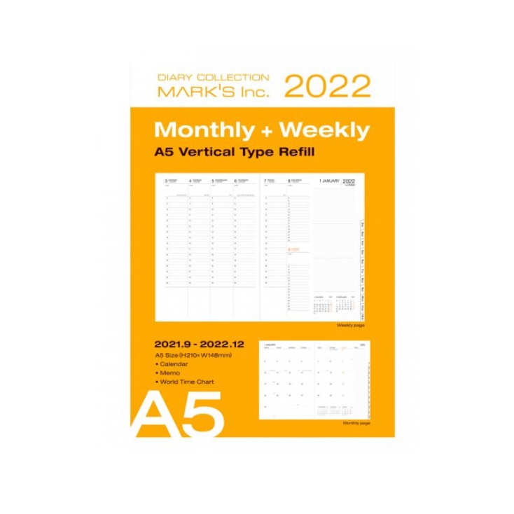 Agenda Refill A5 2021-2022