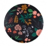 Plateau en bouleau - Herbier - Noir - rond - 45cm