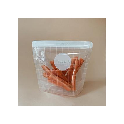 Set of 3 reusable snack bags - 400 ml