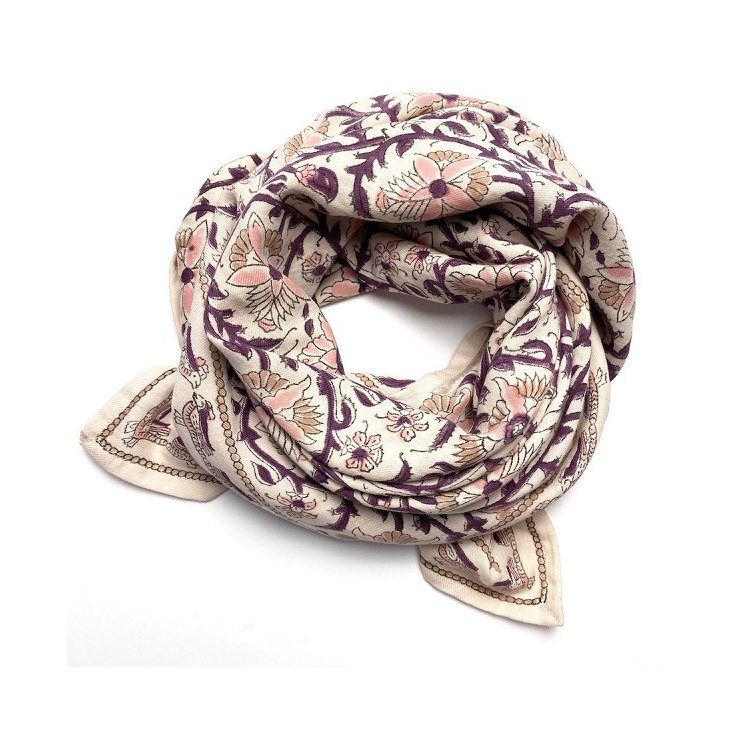 Foulard Latika - Bird - Milk