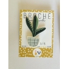 Broche en argile plante