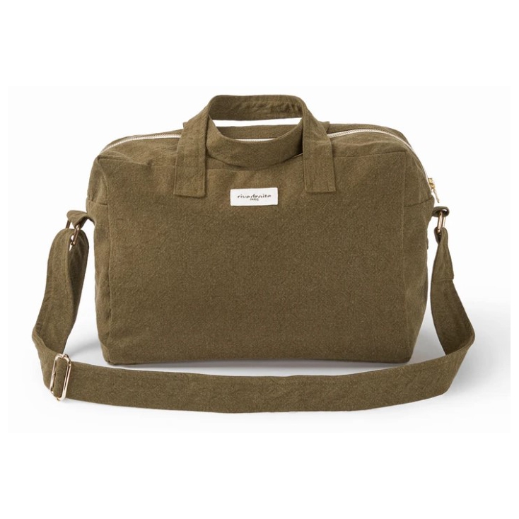 Sauval the city bag coton recyclé - Frosty Olive green