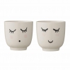 Smilla Cup, White, Stoneware - smile