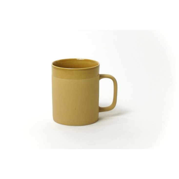 Cup L - Cer Cyl - 350ml - Mustard/Mat