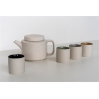Cup S - Cer Cyl - 150ml - clay grey/celadon