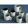 Cup S - Cer Cyl - 150ml - clay grey/mustard